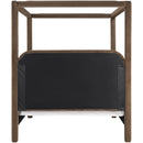  Meridian Salina Brown Velvet Upholstered Full Bed IMAGE 5