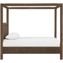  Color_Brown  Size_King  --  Salina Brown Velvet Upholstered King Bed IMAGE 4