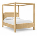  Color_Camel  Size_King  --  Salina Camel Velvet Upholstered King Bed IMAGE 1