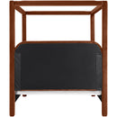  Color_Cognac  Size_Full  --  Salina Cognac Velvet Upholstered Full Bed IMAGE 5