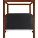  Meridian Salina Cognac Velvet Upholstered Queen Bed IMAGE 5