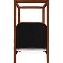  Color_Cognac  Size_Twin  --  Salina Cognac Velvet Upholstered Twin Bed IMAGE 5