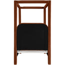  Meridian Salina Cognac Velvet Upholstered Twin Bed IMAGE 5