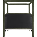  Color_Green  Size_Queen  --  Salina Green Velvet Upholstered Queen Bed IMAGE 5