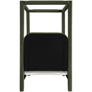  Meridian Salina Green Velvet Upholstered Twin Bed IMAGE 5