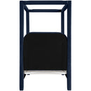 Color_Navy  Size_Twin  --  Salina Navy Velvet Upholstered Twin Bed IMAGE 5