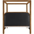  Meridian Salina Saddle Velvet Upholstered Full Bed IMAGE 5