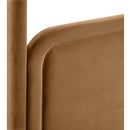  Meridian Salina Saddle Velvet Upholstered Queen Bed IMAGE 9