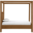  Color_Saddle  Size_Twin  --  Salina Saddle Velvet Upholstered Twin Bed IMAGE 4