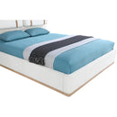  Size_King -- Bennet Cream Linen Textured Fabric Upholstered King Bed IMAGE 12