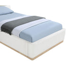  Size_Twin -- Bennet Cream Linen Textured Fabric Upholstered Twin Bed IMAGE 12