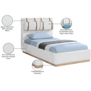  Size_Twin -- Bennet Cream Linen Textured Fabric Upholstered Twin Bed IMAGE 14