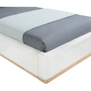 Size_Twin -- Bennet Cream Linen Textured Fabric Upholstered Twin Bed IMAGE 12