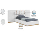  Size_Twin -- Bennet Cream Linen Textured Fabric Upholstered Twin Bed IMAGE 14