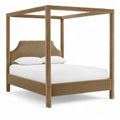  Color_Beige  Size_Full  -- Meridian Dawson Upholstered Platform Bed IMAGE 1