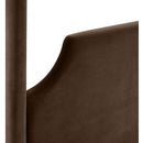  Color_Brown  Size_Full  -- Dawson Brown Velvet Upholstered Full Bed IMAGE 9