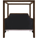  Color_Brown  Size_Queen  -- Dawson Brown Velvet Upholstered Queen Bed IMAGE 5