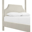  Color_Cream  Size_Full  -- Dawson Cream Velvet Upholstered Full Bed IMAGE 7
