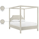  Color_Cream  Size_Queen  -- Dawson Cream Velvet Upholstered Queen Bed IMAGE 12