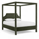  Color_Green  Size_Full  -- Dawson Green Velvet Upholstered Full Bed IMAGE 1