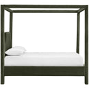  Color_Green  Size_Full  -- Dawson Green Velvet Upholstered Full Bed IMAGE 4