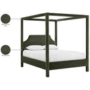  Color_Green  Size_Queen  -- Dawson Green Velvet Upholstered Queen Bed IMAGE 12