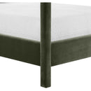  Color_Green  Size_Queen  -- Dawson Green Velvet Upholstered Queen Bed IMAGE 8