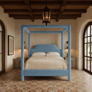  Color_Light Blue  Size_Full  -- Dawson Light Blue Velvet Upholstered Full Bed IMAGE 2