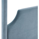  Color_Light Blue  Size_Full  -- Dawson Light Blue Velvet Upholstered Full Bed IMAGE 9