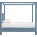  Color_Light Blue  Size_King  -- Dawson Light Blue Velvet Upholstered King Bed IMAGE 4