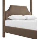  Color_Taupe  Size_Full  -- Dawson Taupe Velvet Upholstered Full Bed IMAGE 7