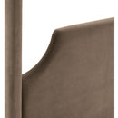  Color_Taupe  Size_King  -- Dawson Taupe Velvet Upholstered King Bed IMAGE 9