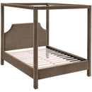  Color_Taupe  Size_Queen  -- Dawson Taupe Velvet Upholstered Queen Bed IMAGE 6