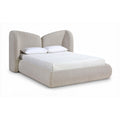  Color_Beige  Size_Full  -- Meridian Elowen Upholstered Platform Bed IMAGE 1