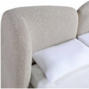  Color_Beige  Size_King  -- Elowen Beige Chenille Fabric Upholstered King Bed IMAGE 7