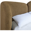  Color_Brown  Size_King  -- Elowen Brown Chenille Fabric Upholstered King Bed IMAGE 7