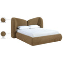  Color_Brown  Size_Queen  -- Elowen Brown Chenille Fabric Upholstered Queen Bed IMAGE 11
