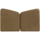  Meridian Elowen Brown Chenille Fabric Upholstered Queen Bed IMAGE 4