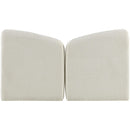  Color_Cream  Size_King  -- Elowen Cream Chenille Fabric Upholstered King Bed IMAGE 4