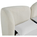  Color_Cream  Size_Queen  -- Elowen Cream Chenille Fabric Upholstered Queen Bed IMAGE 7