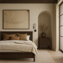  Meridian Kivo Walnut Solid Wood King Bed IMAGE 2