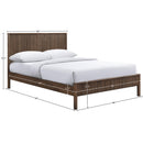  Color_Walnut  Size_King  -- Kivo Walnut Solid Wood King Bed IMAGE 7