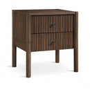  Color_Walnut -- Meridian Kivo 2 Drawer Nightstand IMAGE 1