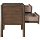  Color_Walnut -- Meridian Kivo 2 Drawer Nightstand IMAGE 4