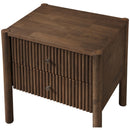 Color_Walnut -- Meridian Kivo 2 Drawer Nightstand IMAGE 7