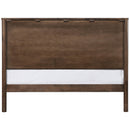  Color_Walnut  Size_Queen  -- Kivo Walnut Solid Wood Queen Bed IMAGE 5