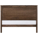  Meridian Kivo Walnut Solid Wood Queen Bed IMAGE 5