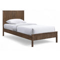  Color_Walnut Size_Twin -- Meridian Kivo Panel Bed IMAGE 1