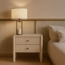  Meridian Kivo Natural Solid Wood Nightstand IMAGE 2