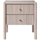  Color_Natural -- Kivo Natural Solid Wood Nightstand IMAGE 3